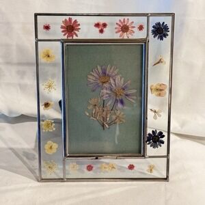Vintage Pressed Flower Frame Botanical Cottagecore By Connoisseur Mini Blooms